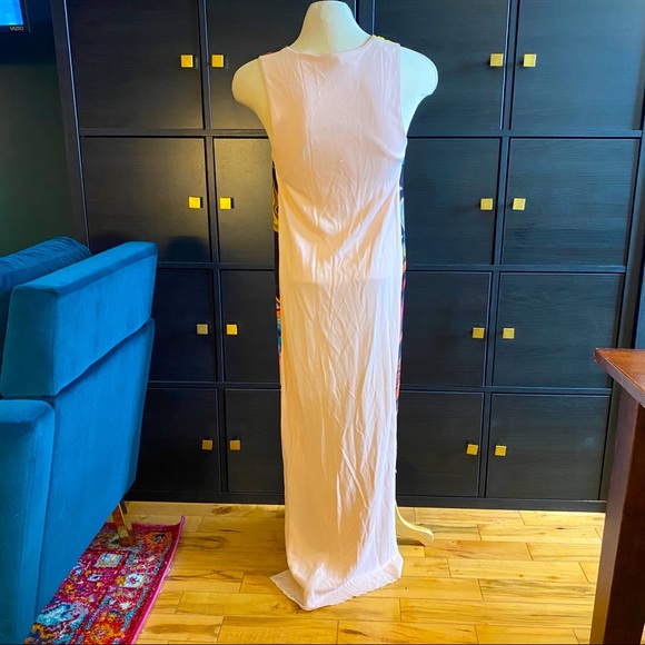 JOSH GOOT multicolour silk dress - Picture 8 of 13